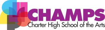 CHAMPS Charter High School of the Arts Logo